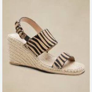 Banana Republic Espadrille Wedge Sandal Sz 9 NWOT
